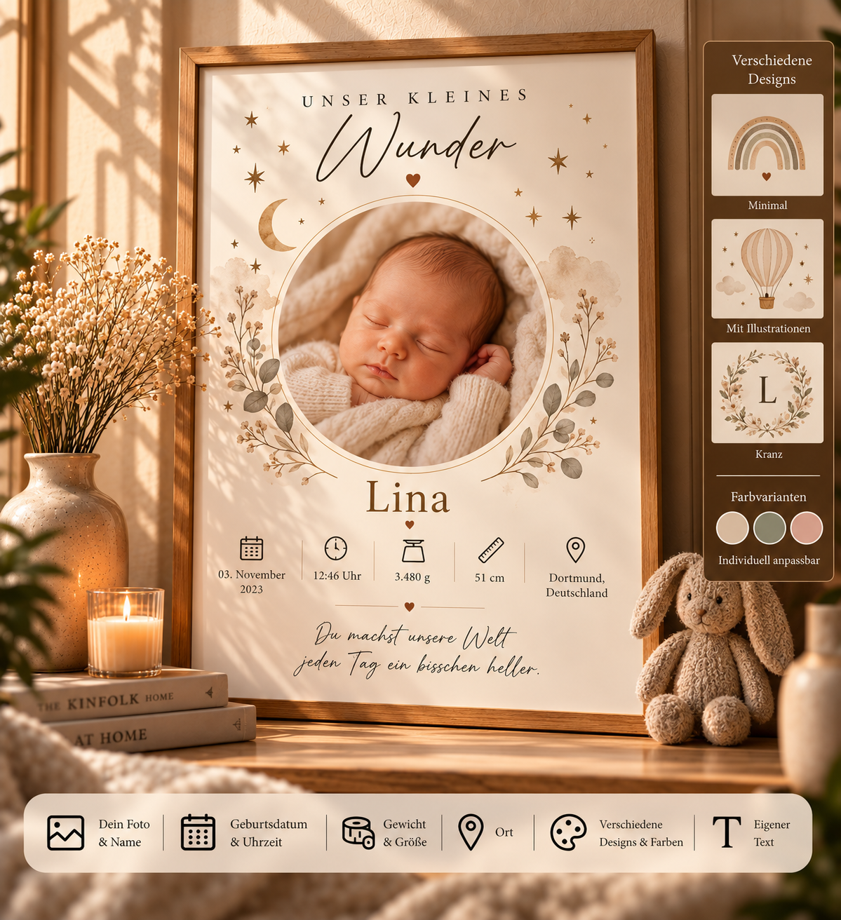 👶 Geburtsposter